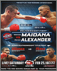 ALEXANDER SCORES DOMINANT UNANIMOUS DECISION OVER MAIDANA IN WELTERWEIGHT DEBUT