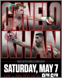 CANELO ALVAREZ KNOCKS AMIR KHAN OUT COLD IN 6TH ROUND