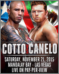 CANELO ALVAREZ DEFEATS MIGUEL COTTO VIA UNANIMOUS DECISION; CAPTURES WBC MIDDLEWEIGHT TITLE