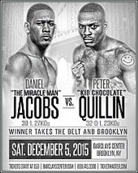 DANIEL JACOBS ROCKS AND STOPS PETER QUILLIN IN ROUND 1