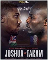 ANTHONY JOSHUA STOPS GAME CARLOS TAKAM IN 10TH