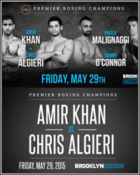 CHRIS ALGIERI OUT TO PROVE SOMETHING AGAINST AMIR KHAN: 