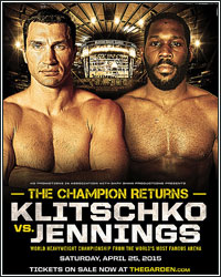 BREAKING BREAD ON KLITSCHKO VS. JENNINGS: 