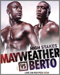 LIVE MAYWEATHER VS. BERTO RINGSIDE RESULTS AND COVERAGE