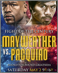 MAYWEATHER VS. PACQUIAO IS ON! MEGA-FIGHT IS GOING DOWN FOR REAL ON MAY 2 AT THE MGM GRAND