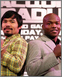 PACQUIAO FACING BIGGER BRADLEY, WHO IS CURRENTLY WEIGHING 165 POUNDS