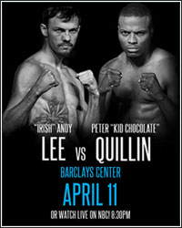 PETER QUILLIN AND ANDY LEE FIGHT TO A SPLIT DRAW AFTER A COMBINED THREE KNOCKDOWNS