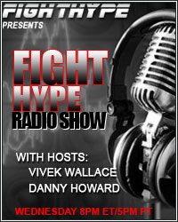 DON'T MISS FIGHTHYPE RADIO TONIGHT AT 8PM ET/5PM PT