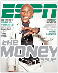 FLOYD MAYWEATHER TAKES THE TOP SPOT ON ESPN'S ANNUAL HIGHEST-PAID ATHLETE LIST