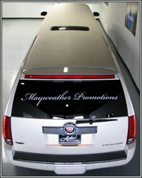 FLOYD MAYWEATHER'S 2008 ESCALADE STRETCH LIMO ON SALE FOR $125,000